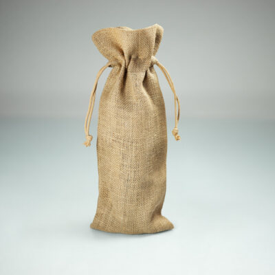 50 Stykker Biologisk Nedbrydelige Jute-Flaskeposer 15x38cm